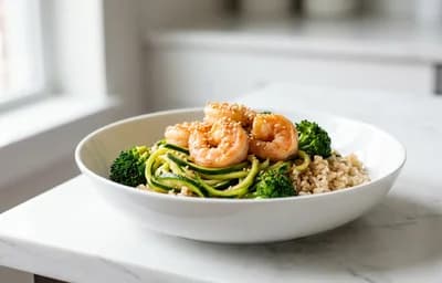 Shrimp and Zoodle Stir-Fry