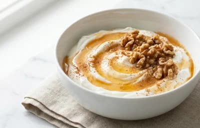Greek Yogurt with Walnuts and Honey