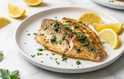Pan-Seared Tilapia with Lemon and Herbs