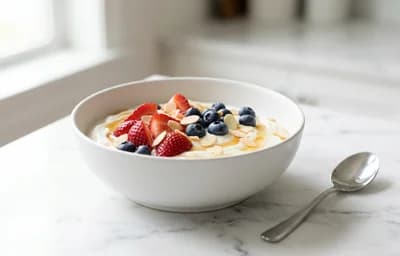 Yogurt with Berries and Almonds