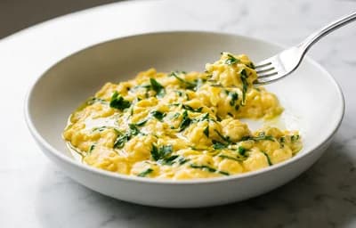 Scrambled Eggs with Herbs