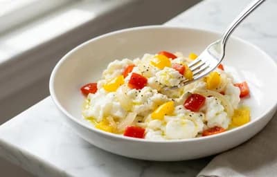 Egg White Scramble with Vegetables
