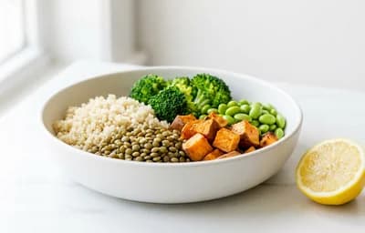Lentil-Quinoa Buddha Bowl