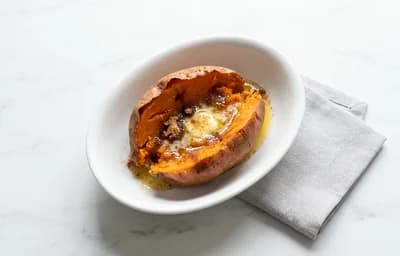 Baked Sweet Potato with Butter
