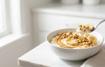 Greek Yogurt Bowl with Granola and Banana