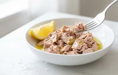 Tuna with Olive Oil and Lemon