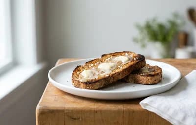 Whole-Grain Toast with Butter