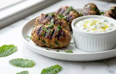 Lamb Kofta with Tzatziki