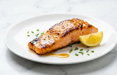 Maple-Mustard Glazed Salmon