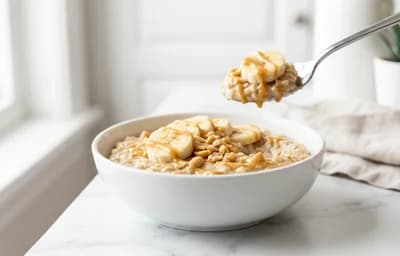 Banana Peanut Butter Oatmeal