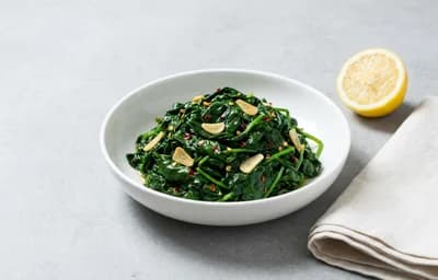 Sautéed Spinach with Garlic