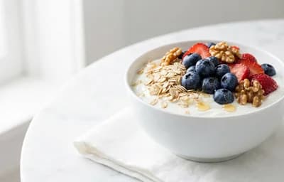 Greek Yogurt Bowl with Berries and Nuts