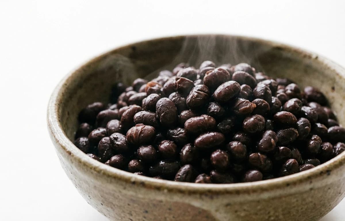 boiled salted black beans