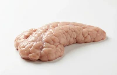 raw veal pancreas