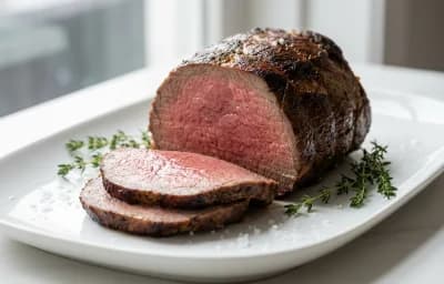 roasted select beef eye of round roast