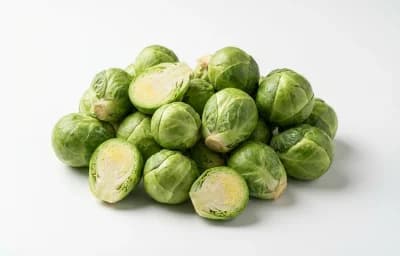 boiled unsalted brussels sprouts