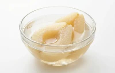 canned pear