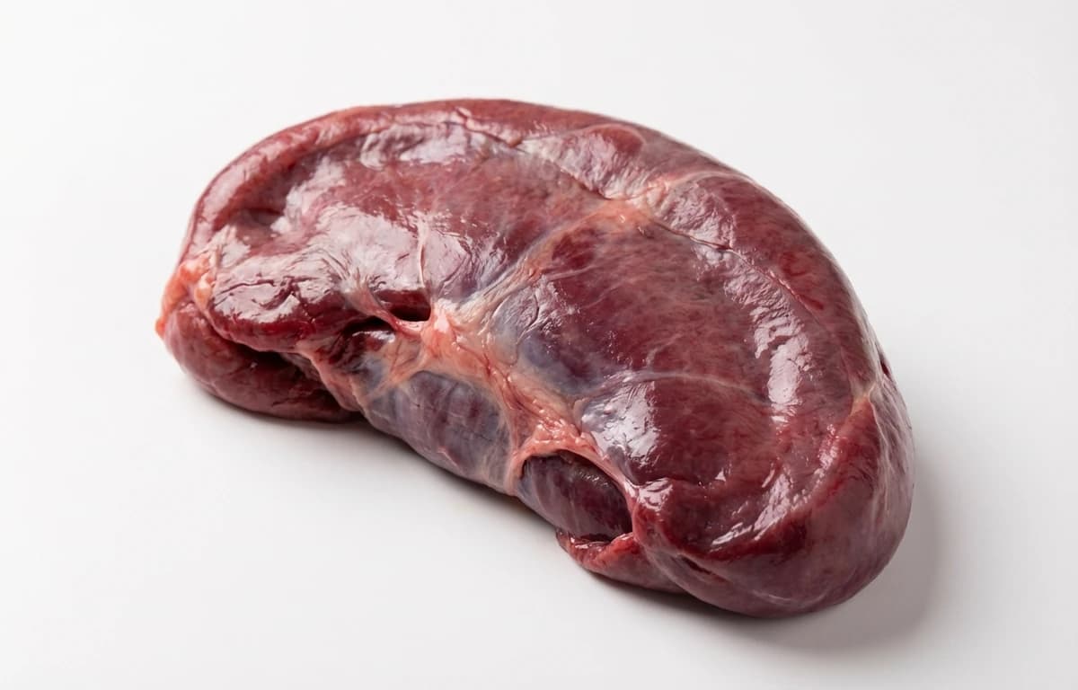 raw lamb spleen