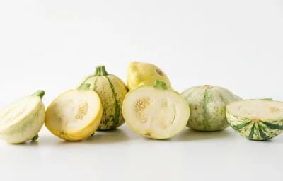 boiled salted scallop squash