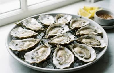 shucked oysters