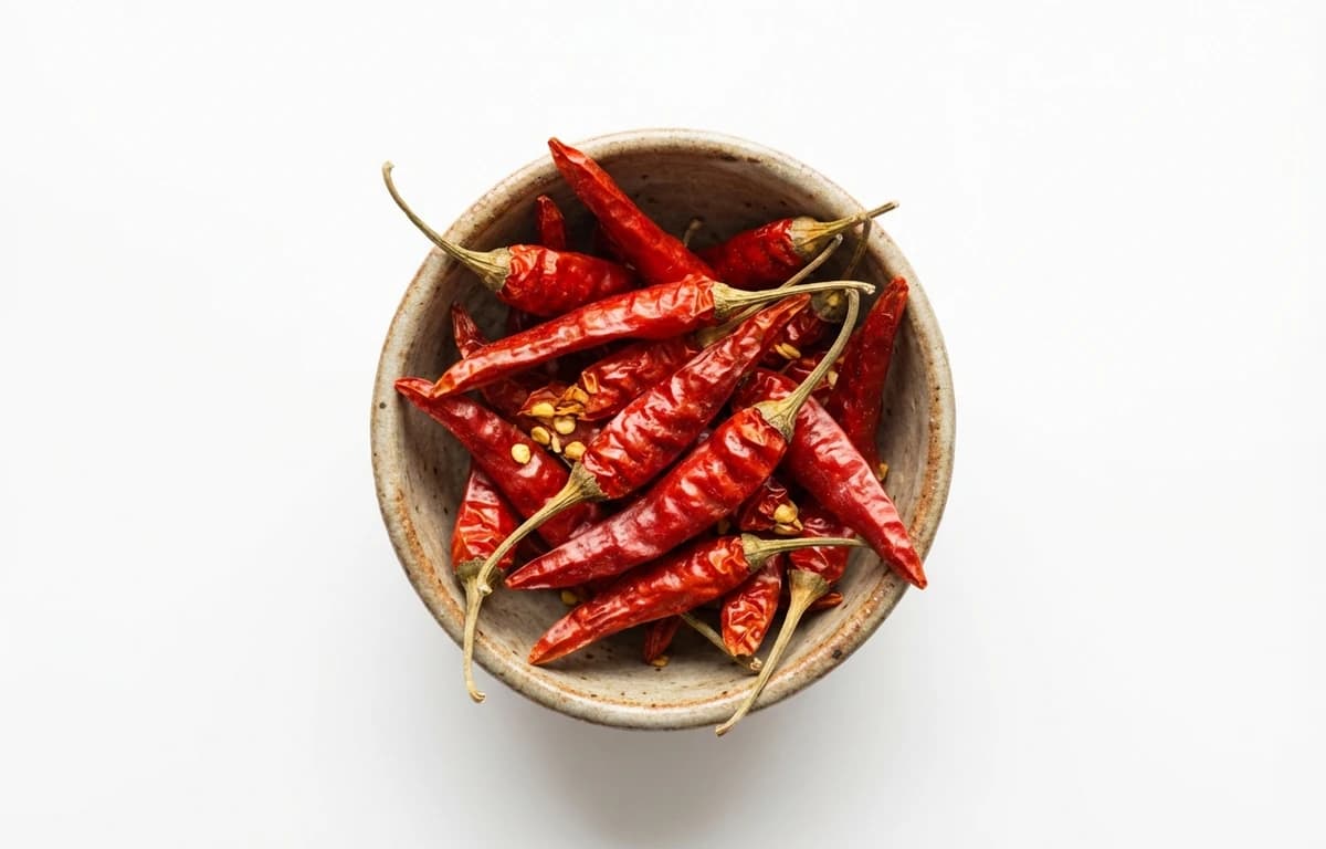 dried hot red chilies