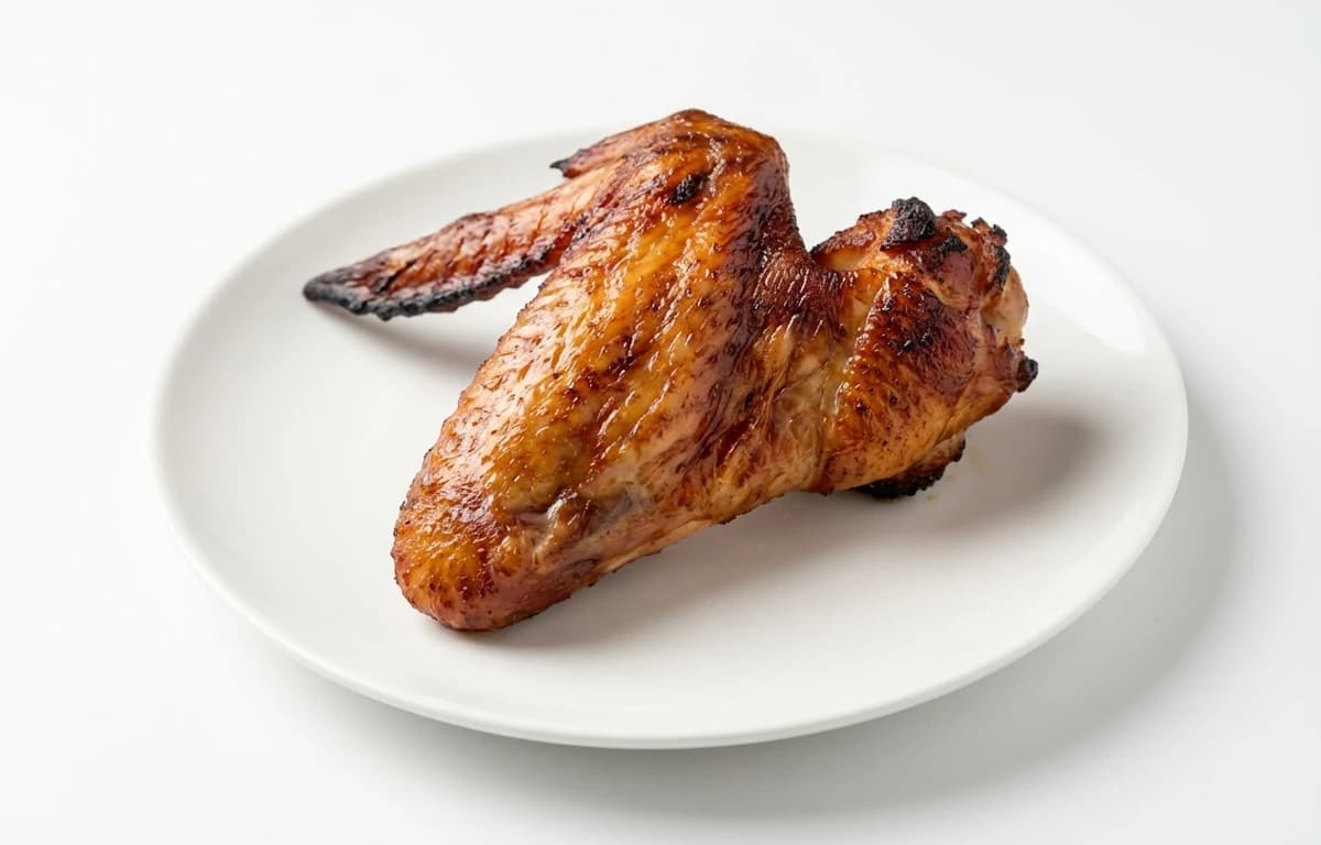 smoked cooked turkey wing