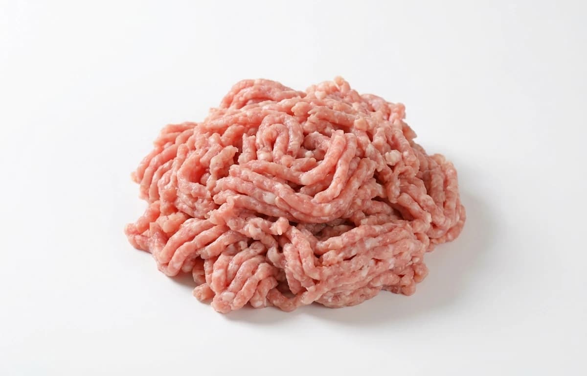raw ground veal