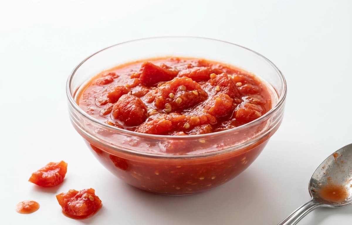 canned unsalted red tomato
