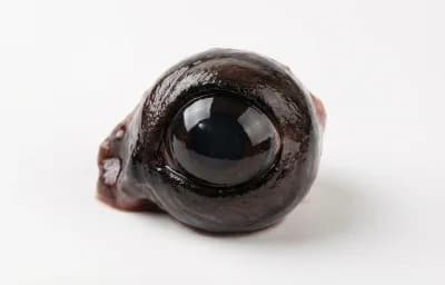 raw caribou eye