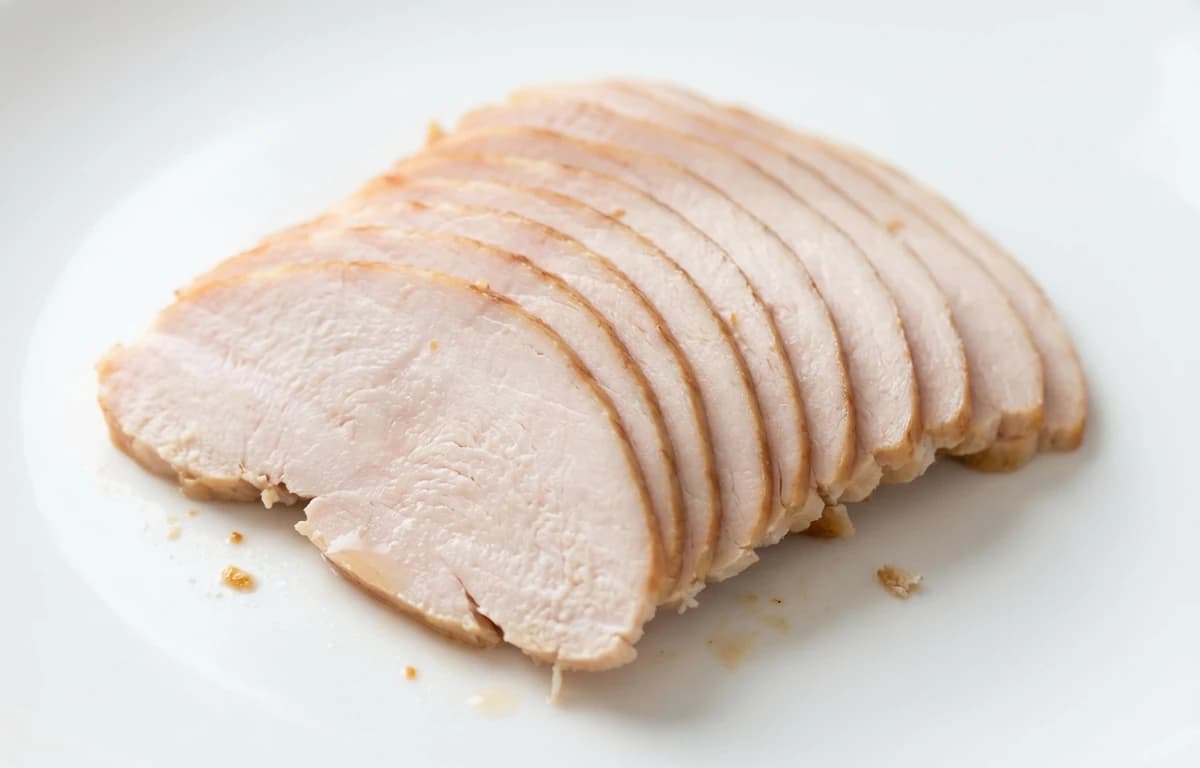 sliced turkey breast