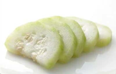 boiled unsalted dishcloth gourd