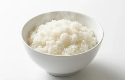 cooked white rice