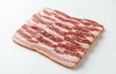 raw bacon