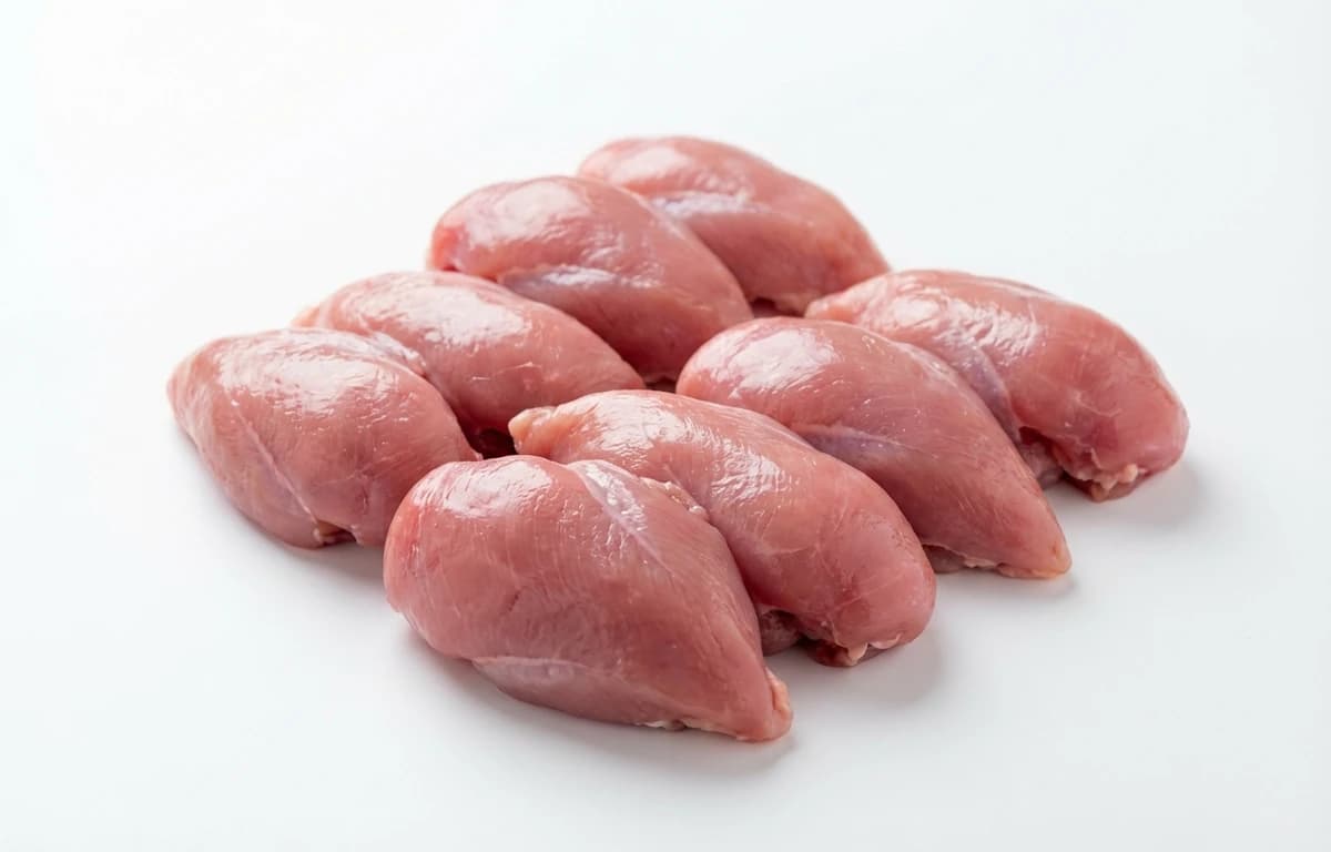 raw quail breast