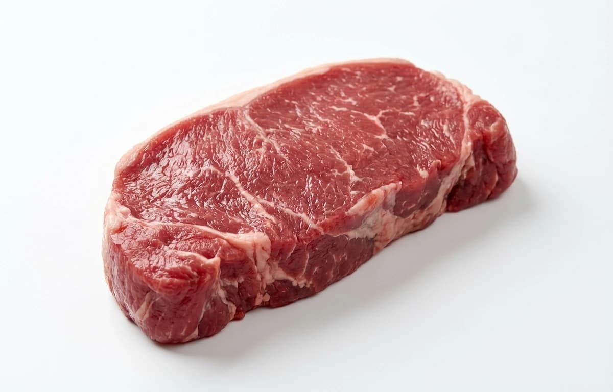 raw boneless lamb sirloin chop