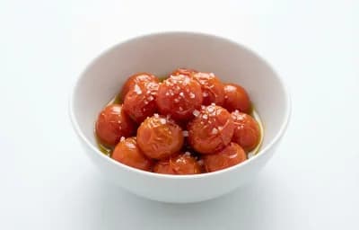 cooked salted tomato