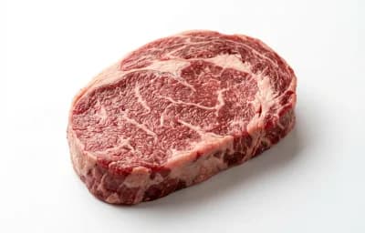 raw choice top round beef steak