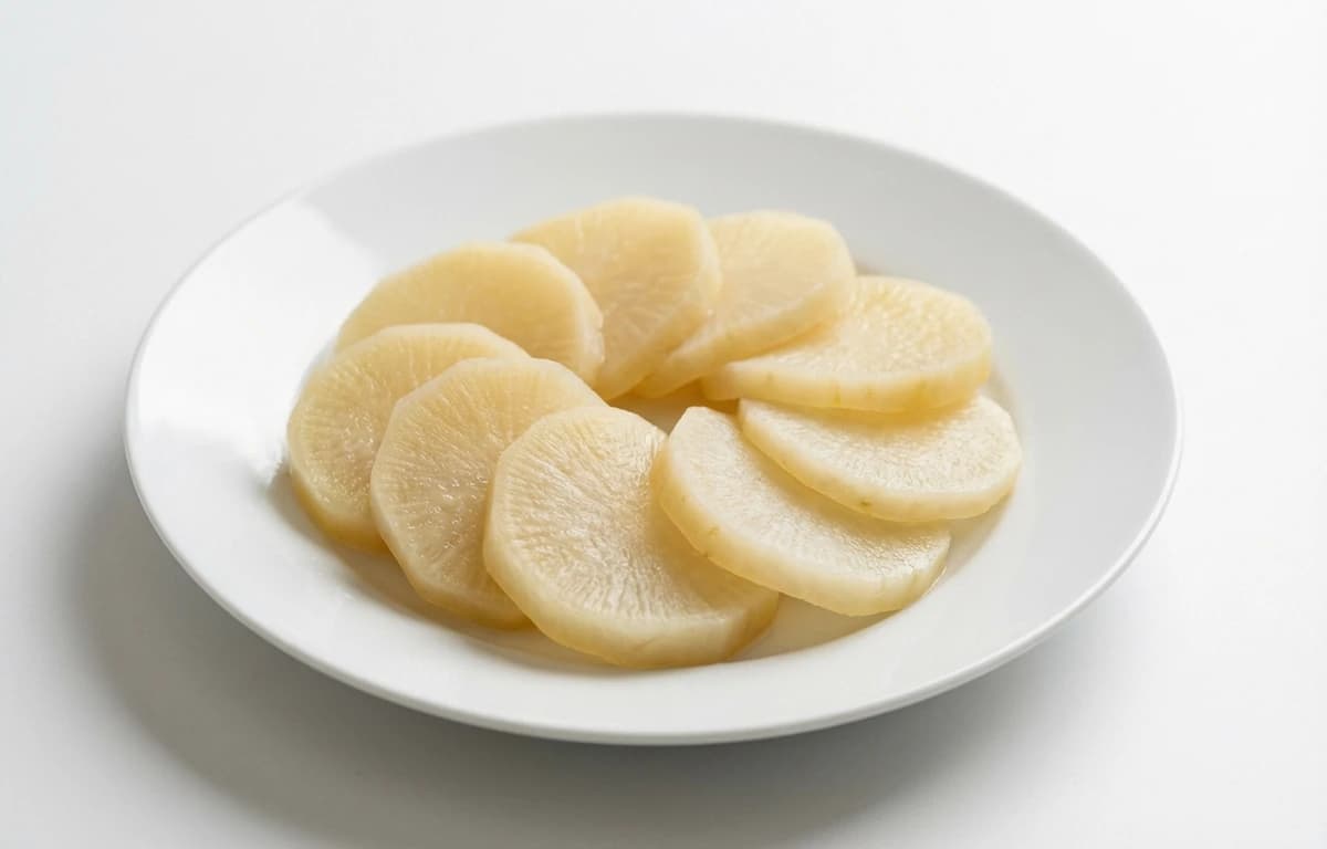 boiled unsalted turnip