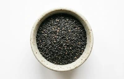 black sesame seeds