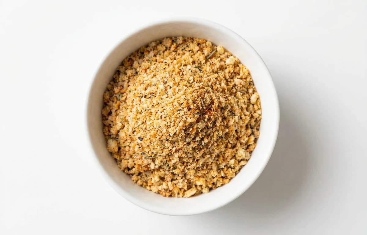 dry grated seasoned bread crumbs