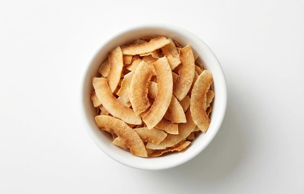 toasted coconut flakes