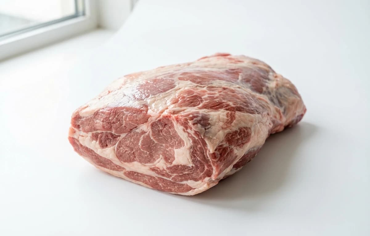 raw New Zealand lamb shoulder