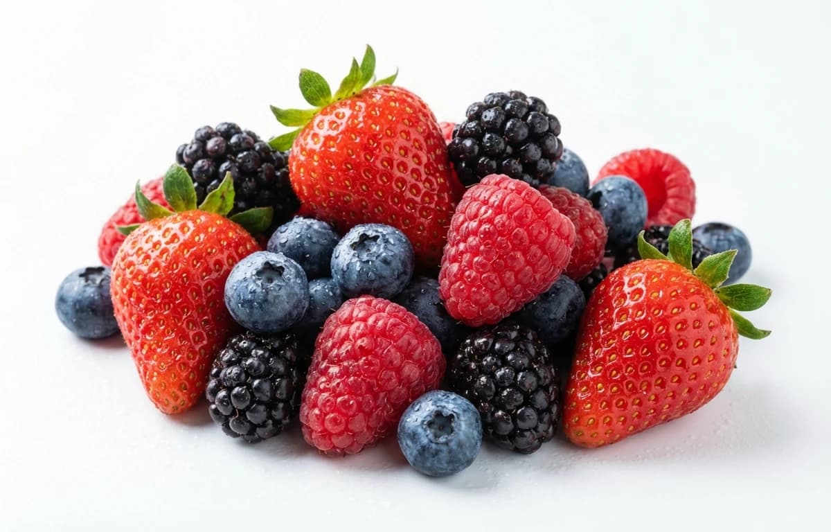 fresh mixed berries