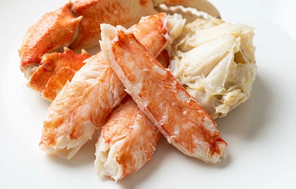 cooked dungeness crab meat