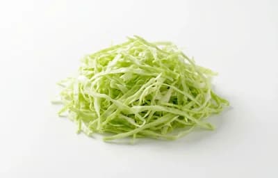 shredded green cabbage