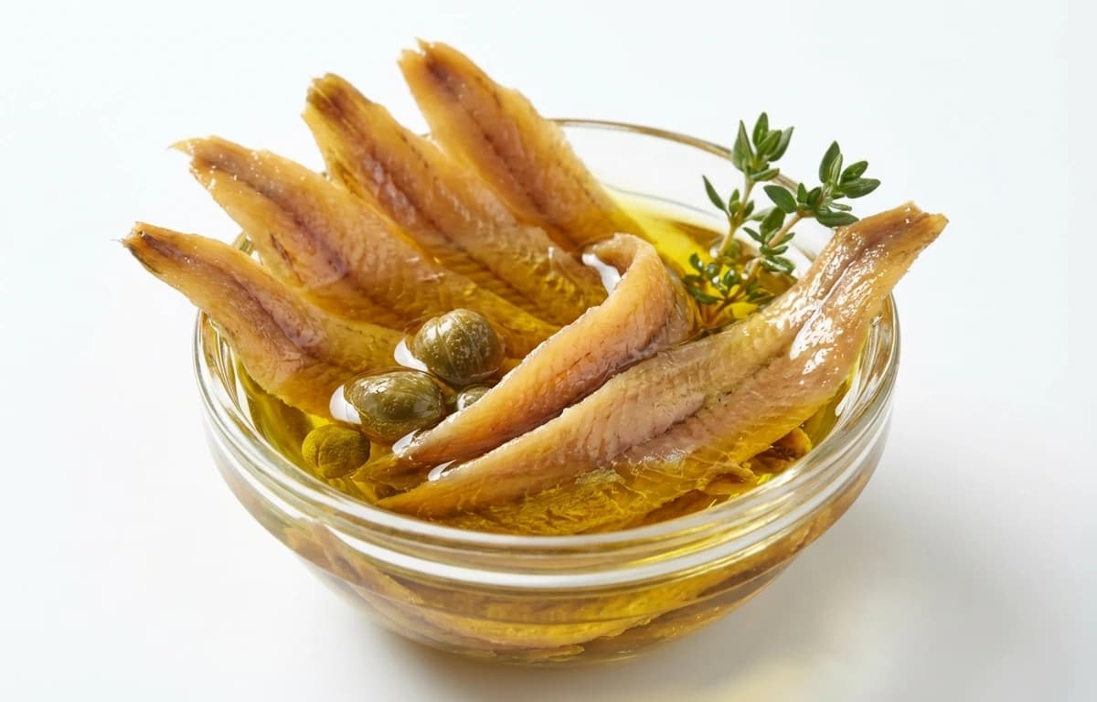 golden anchovies