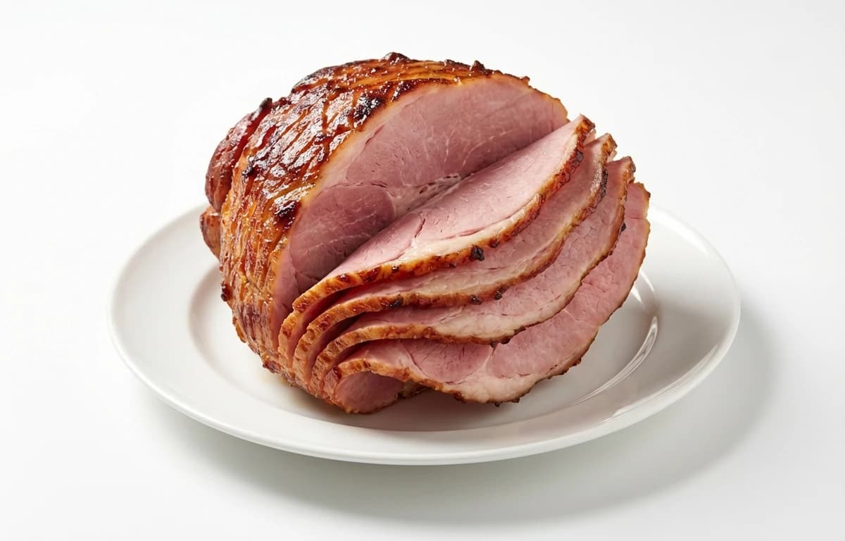 roasted ham