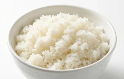 cooked enriched medium-grain white rice