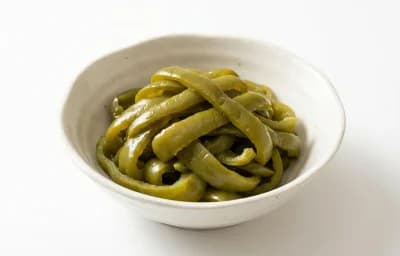 canned green sweet pepper