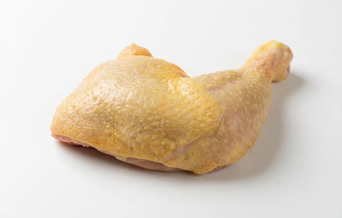 country hen thigh with skin